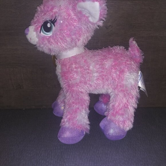 Build-a-Bear Pink Reindeer Twinkle Sparkle Stuffed Animal Christmas Plush - Picture 3 of 9
